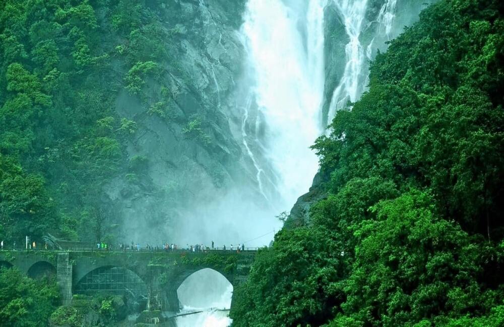 Dudhsagar Waterfall Monsoon Trekking in Goa